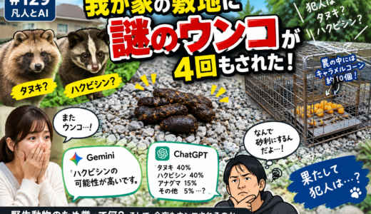 【#129】罠を仕掛けたのに、目の前にウンコされた。